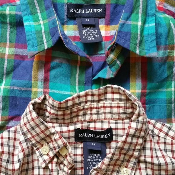 Boys 2T Ralph Lauren dress shirts - Picture 2 of 4
